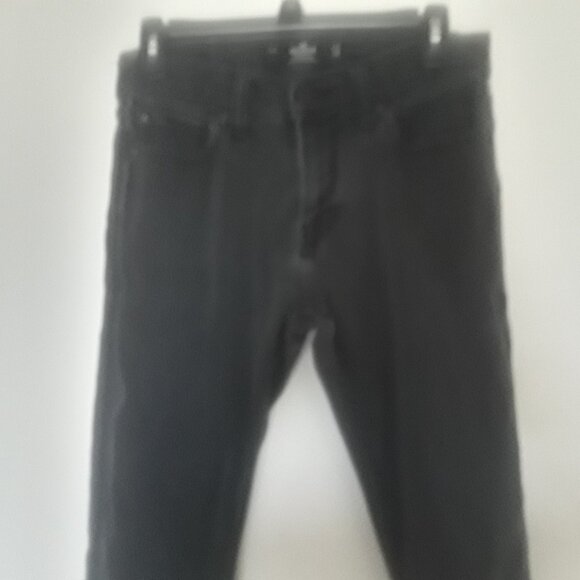 Men's Hollister Size 29x30 Stacked Skinny Advanced Stretch Black Jeans - Picture 2 of 8